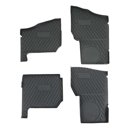 Kemimoto '19-'24 Polaris Ranger Crew XP 1000 4 Pcs Floor Mats