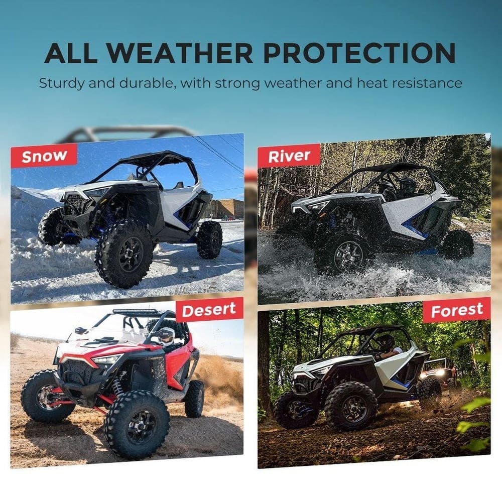 Kemimoto '20-'24 Polaris RZR Pro XP Floor Mats Liners
