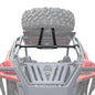 Kemimoto '20-'24 Polaris RZR PRO XP Soft Rear Window Net & Spare Tire Carrier