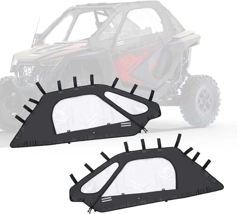 Kemimoto '20-'24 Polaris RZR Pro XP Soft Upper Doors & Front Door Bag