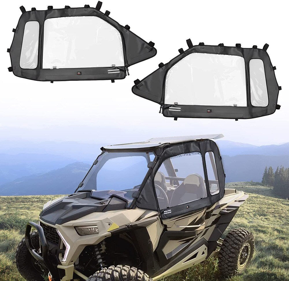 Kemimoto 2014+ Polaris RZR XP 1000/Turbo Soft Cab Enclosure Upper Windows