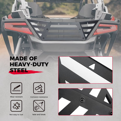 Kemimoto '22-'24 Polaris RZR Pro R/4 Rear Cargo Bed Extender Tailgate