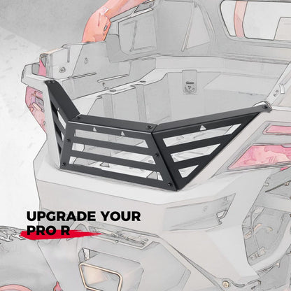 Kemimoto '22-'24 Polaris RZR Pro R/4 Rear Cargo Bed Extender Tailgate