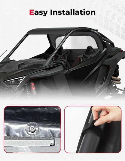 Kemimoto '22-'24 Polaris RZR PRO R R4 Soft Rear Windshield