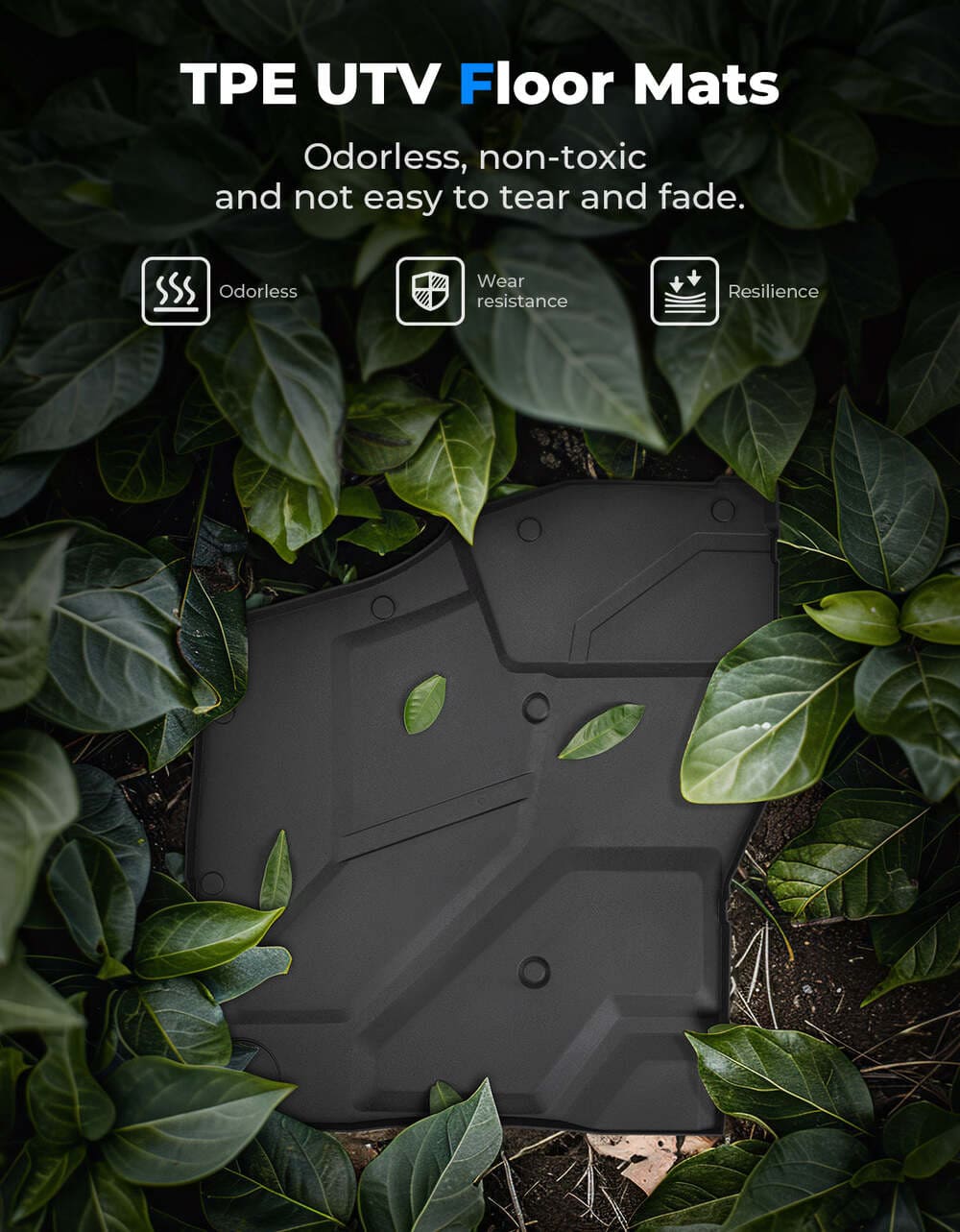 Kemimoto '24+ Polaris Xpedition XP/ADV Front TPE Floor Mat