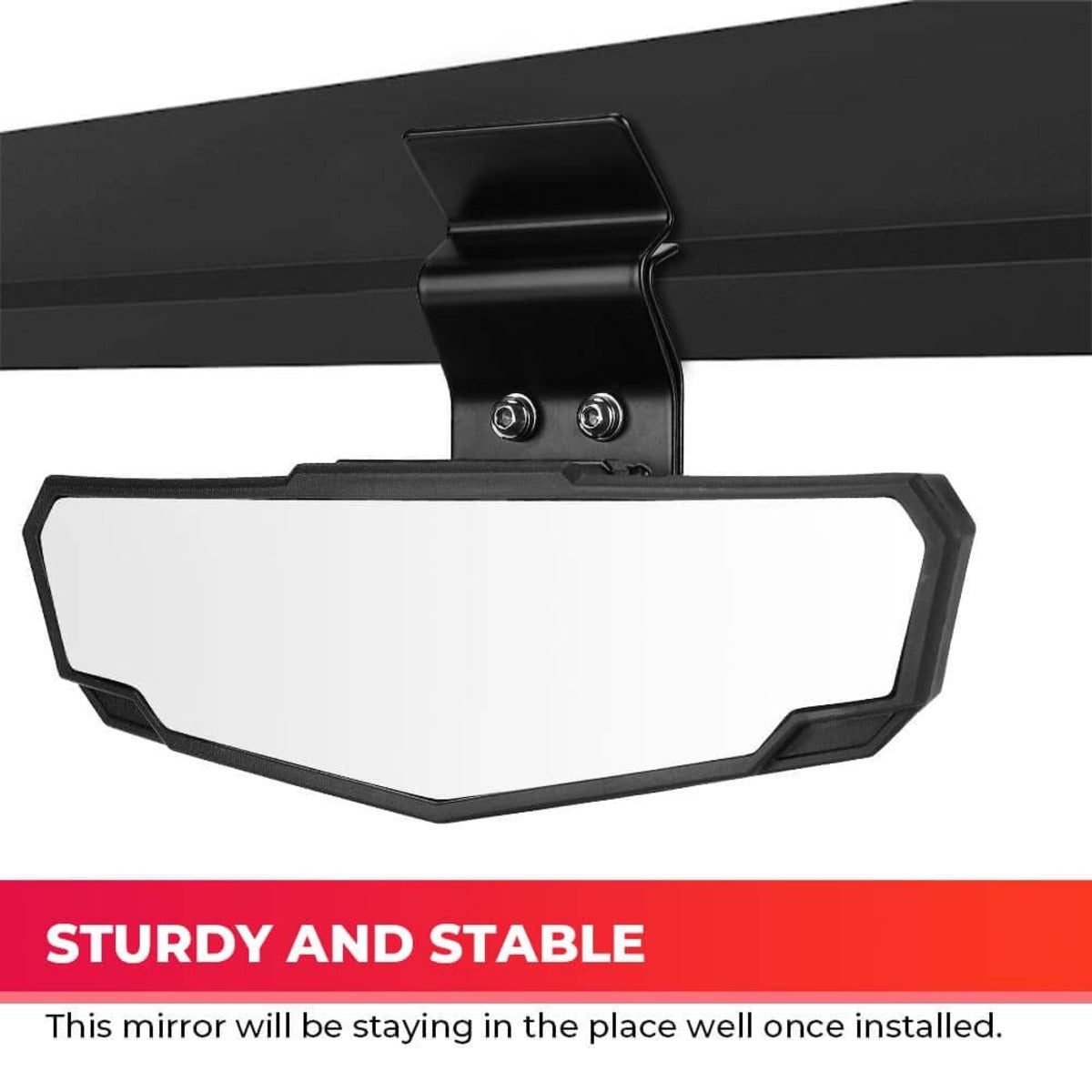 Kemimoto Polaris Ranger Adjustable Side Mirrors & Rear View Mirror