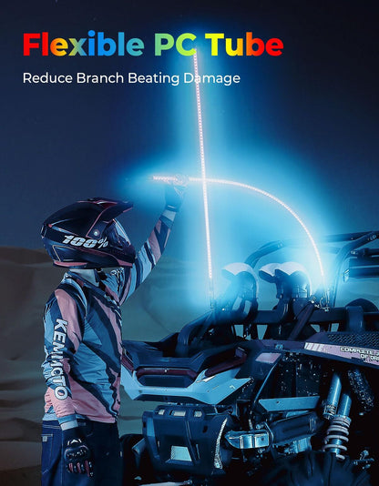 Kemimoto Can-am Defender DRL Signal Light & Whip Lights