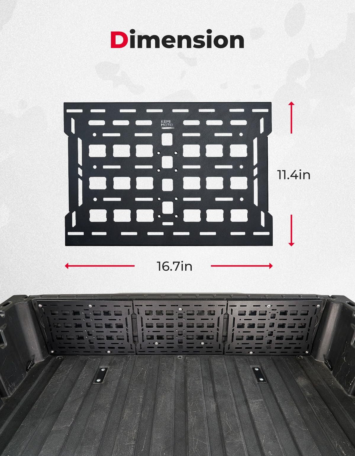 Kemimoto Can-Am Defender Molle Panel 3-Pack
