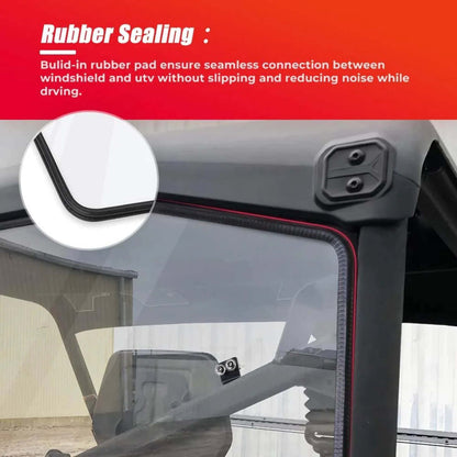 Kemimoto Can-Am Defender Rear Windshield & Hard Roof Top Plastic
