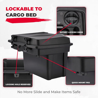 Kemimoto Can-Am Defender Removable 20L Cargo Storage Box & Storage Box