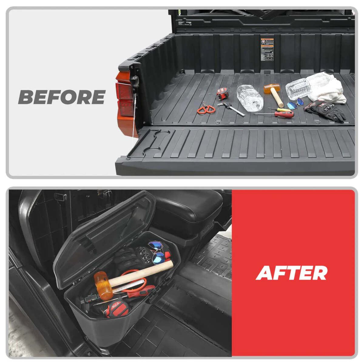 Kemimoto Can-Am Defender Removable 20L Cargo Storage Box & Storage Box