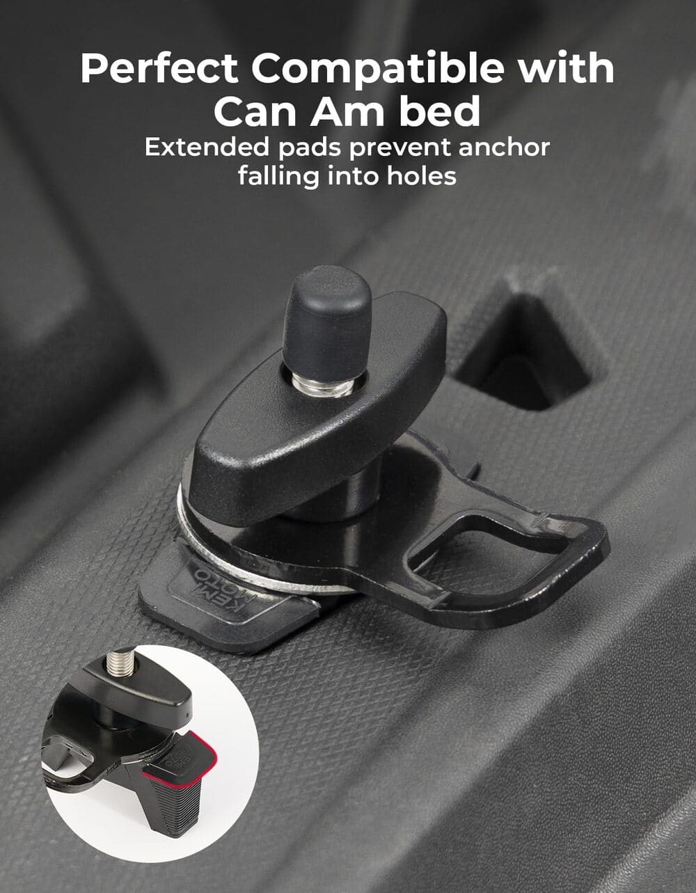 Kemimoto Can-Am Maverick/Defender Expandable Anchor for Linq Mount