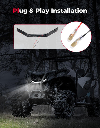 Kemimoto Can-Am Maverick Trail/Sport Front Grille Light LED Accent Light