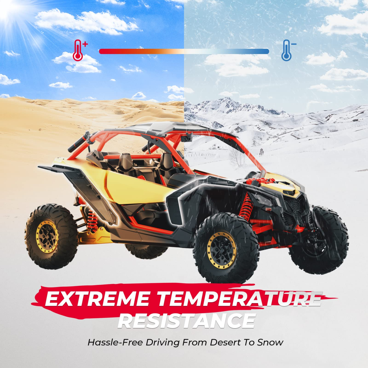 Kemimoto Can-Am Maverick X3 Extended Fender Flares & Side Mirrors