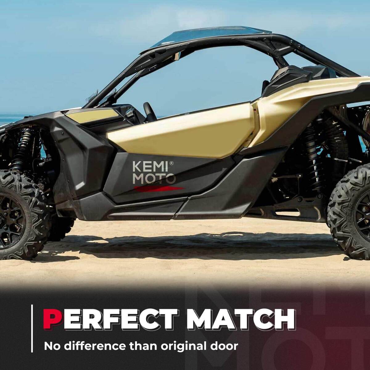 Kemimoto Can-Am Maverick X3 Front Lower Door Inserts & Center Storage Bag