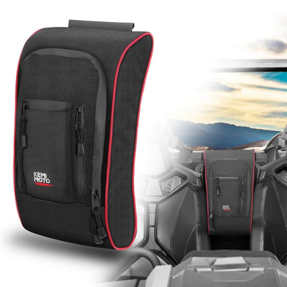 Kemimoto Can-Am Maverick X3 Front Lower Door Inserts & Console Storage Bag