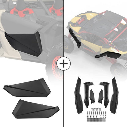 Kemimoto Can-Am Maverick X3 Front Lower Door Inserts & Mud Fender Flares