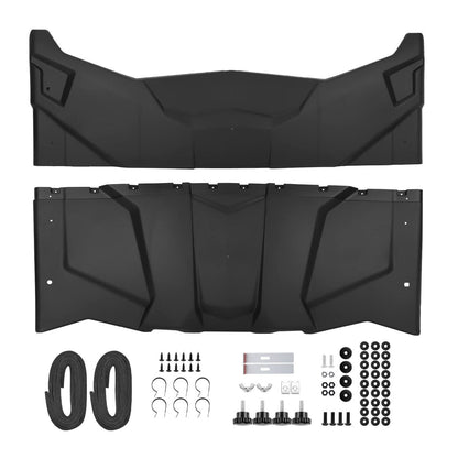 Kemimoto Can-Am Maverick X3 Front Lower Door Inserts & Plastic Roof