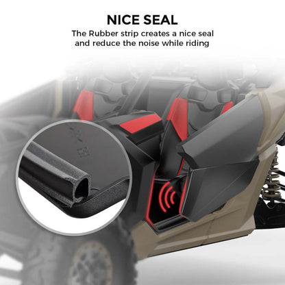 Kemimoto Can-Am Maverick X3 Front Lower Door Inserts & Plastic Roof