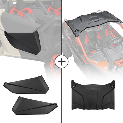 Kemimoto Can-Am Maverick X3 Front Lower Door Inserts & Roof