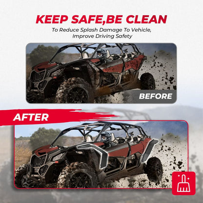 Kemimoto Can-Am Maverick X3 Front Lower Doors & Extended Fender Flares