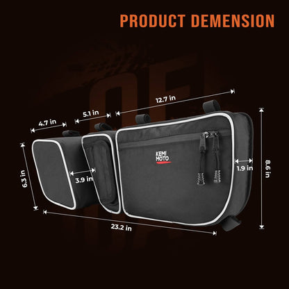 Kemimoto Can-Am Maverick X3 Front & Rear Storage Bags