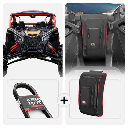 Kemimoto Can-Am Maverick X3 Heavy Duty Belt & Center Storage Bag