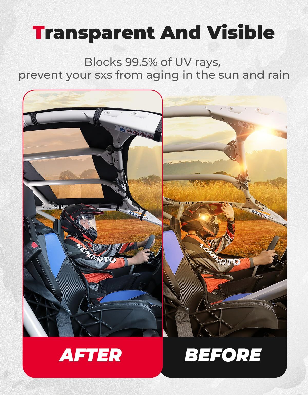 Kemimoto Can-Am Maverick X3 Max Canvas Soft Rooftop