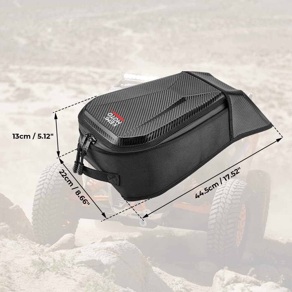 Kemimoto Can-Am Maverick X3 MAX Center Storage Bag & Spare Tire Mount