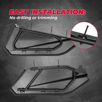 Kemimoto Can-Am Maverick X3 Max Door Panel & Mud Fender Flares