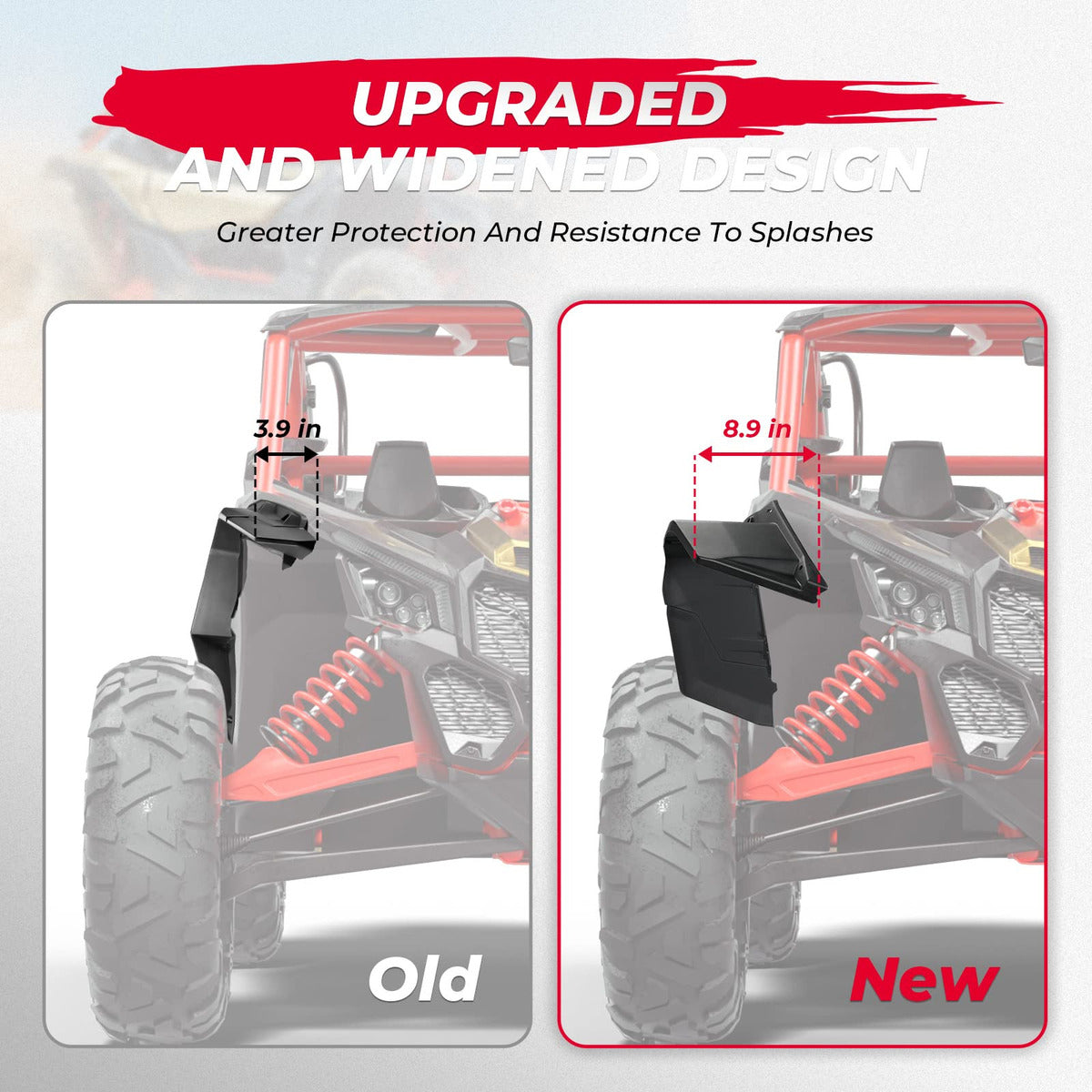 Kemimoto Can-Am Maverick X3 Max Extended Fender Flares & Hard Roof