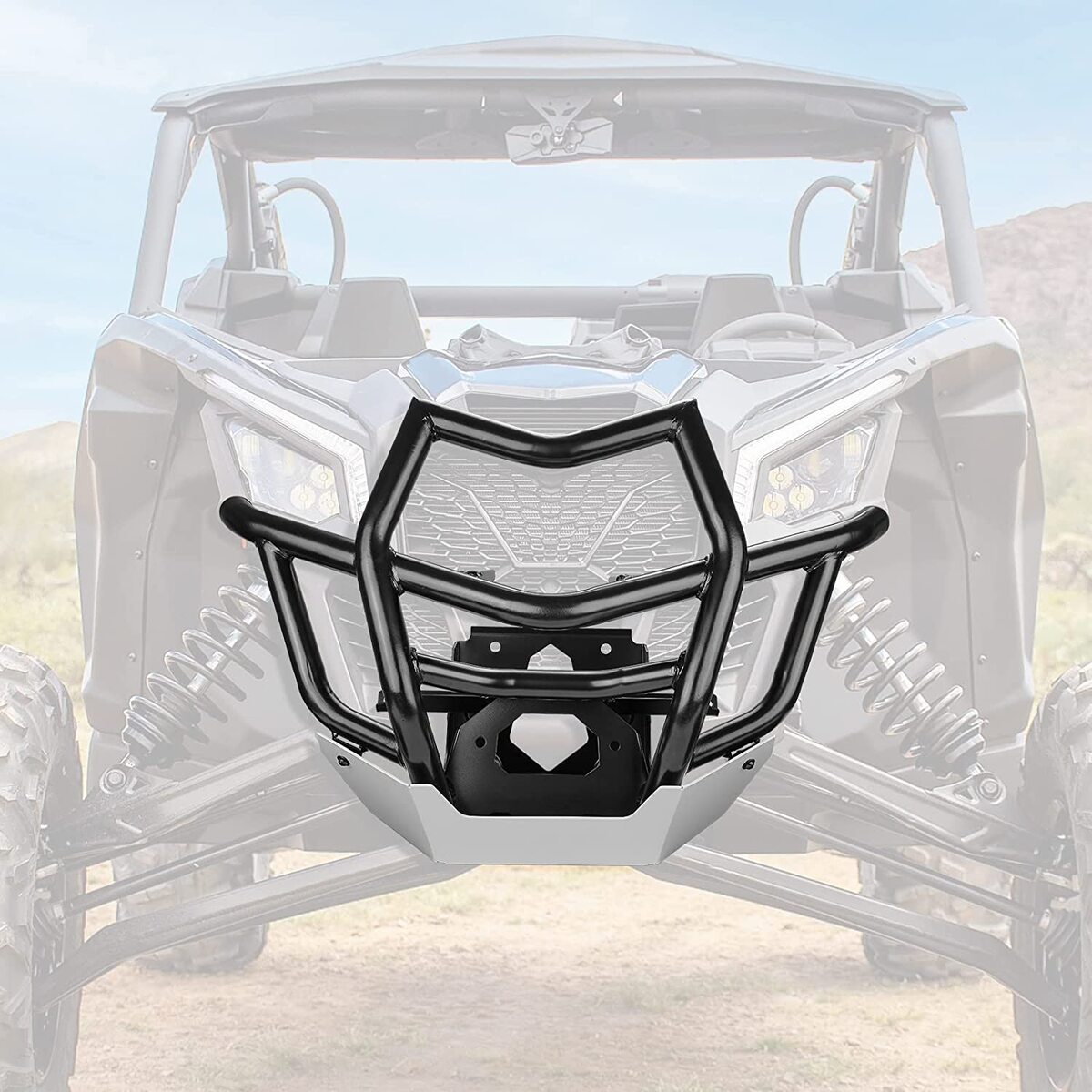 Kemimoto Can-Am Maverick X3 Max Front Bumpers & 4 pcs Hard Roof