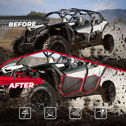 Kemimoto Can-Am Maverick X3 MAX Front Bumpers & Lower Door Inserts