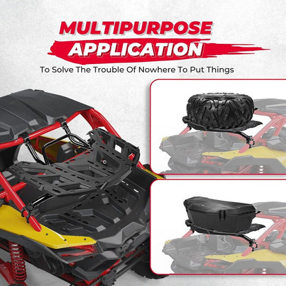 Kemimoto Can-Am Maverick X3/MAX LinQ Pivoting Rack & Rear Cargo Tailgate