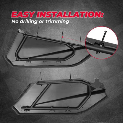 Kemimoto Can-Am Maverick X3 MAX Lower Doors Panels/Door Strorage Bags