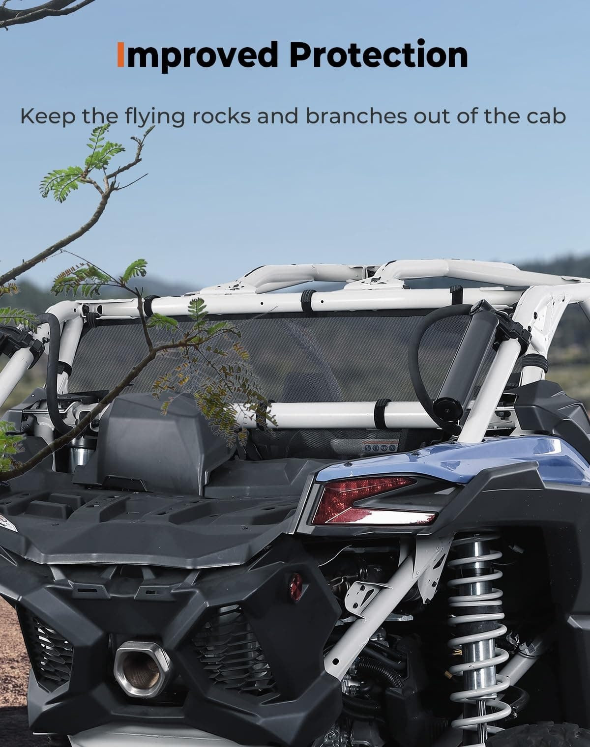 Kemimoto Can-Am Maverick X3/Max Rear Window Net