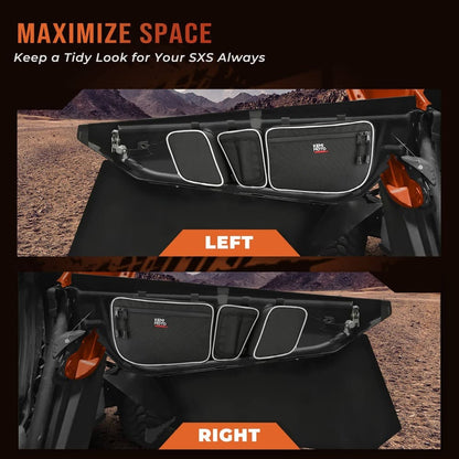 Kemimoto Can-Am Maverick X3 MAX Tablet Holder & Front Door Strorage Bags
