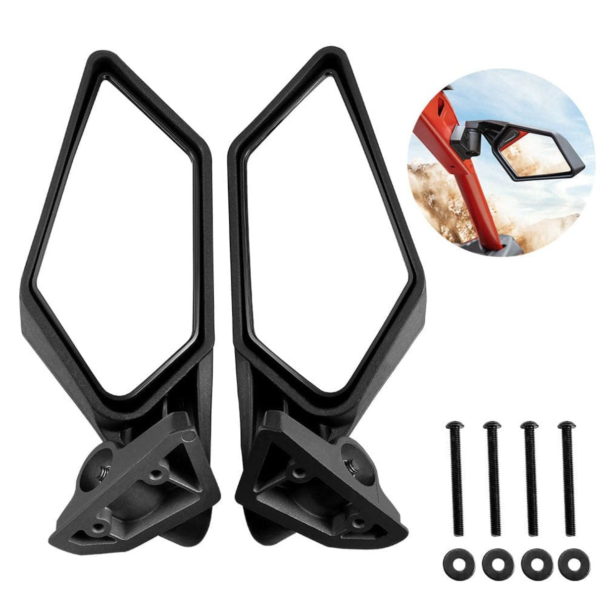 Kemimoto Can-Am Maverick X3/Max Tablet Holder & Side view Mirrors