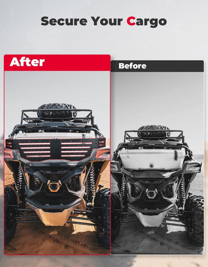 Kemimoto Can-Am Maverick X3 Rear Cargo Tailgate & Bags