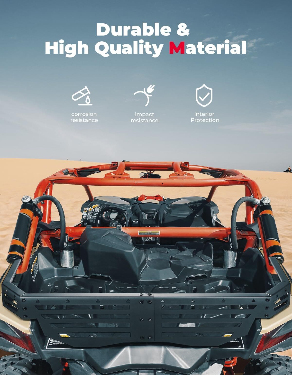 Kemimoto Can-Am Maverick X3 Rear Cargo Tailgate & Bags