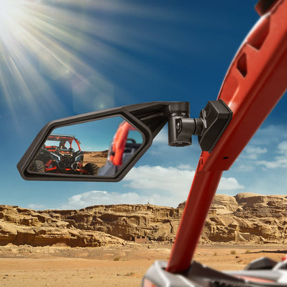 Kemimoto Can-Am Maverick X3 Side View Mirror & Hard Roof