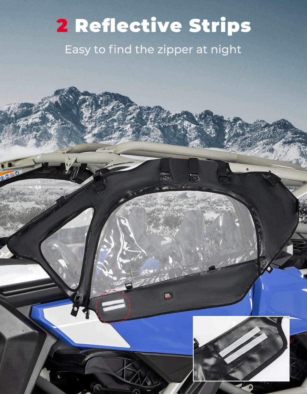 Kemimoto Can-Am Maverick X3 Soft Cab Enclosures & Lower Doors