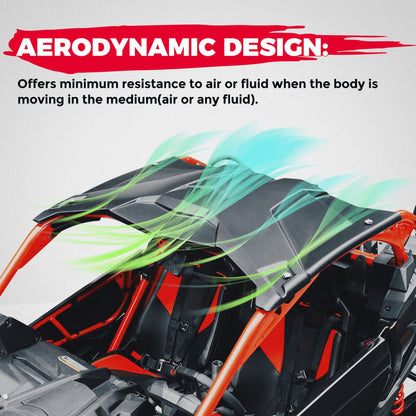 Kemimoto Can-Am Maverick X3 Sport Top Hard Roof