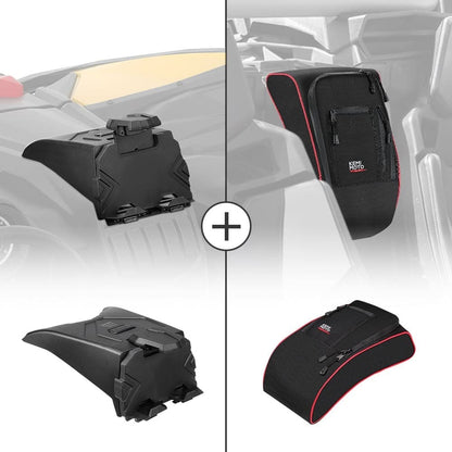 Kemimoto Can-Am Maverick X3 Tablet Holder & Console Storage Bag