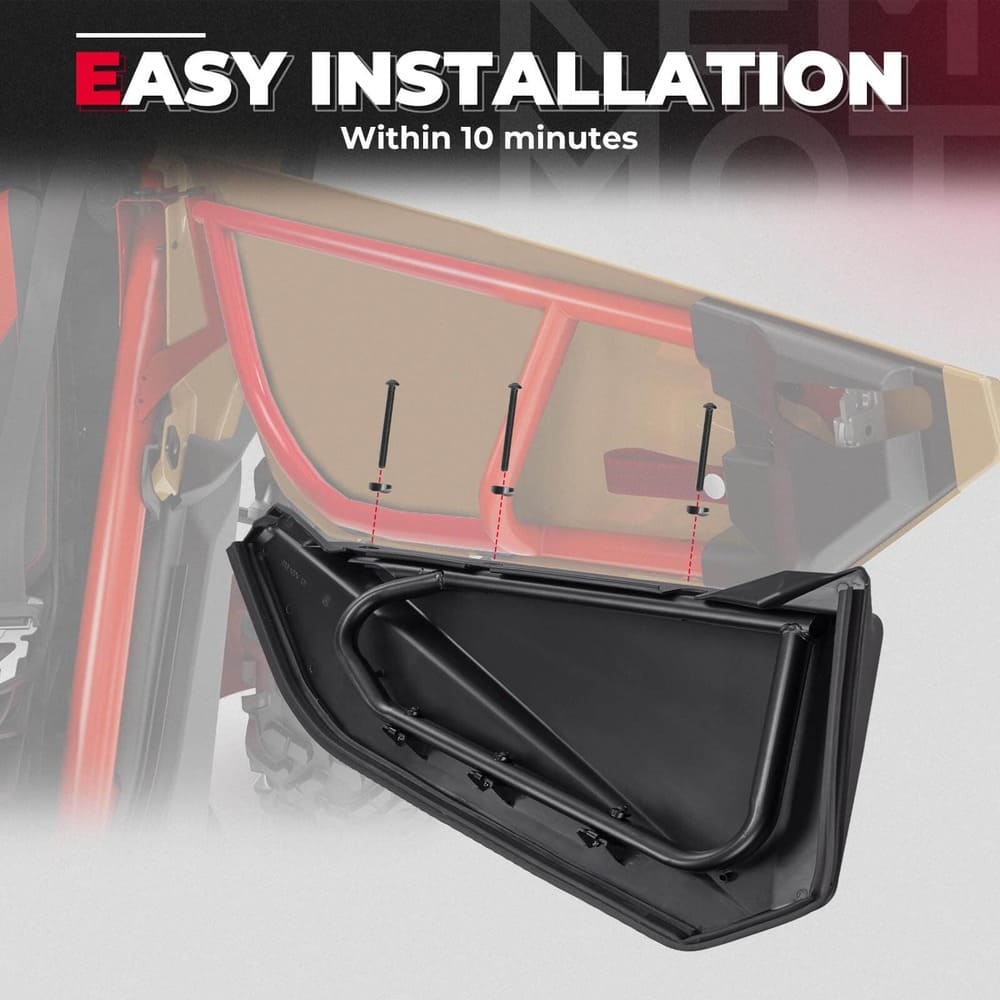 Kemimoto Can-Am Maverick X3 Tablet Holder & Front Lower Door Inserts Fit