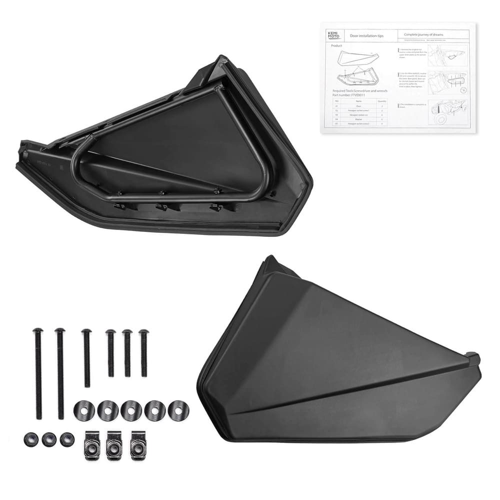 Kemimoto Can-Am Maverick X3 Tablet Holder & Front Lower Door Inserts Fit