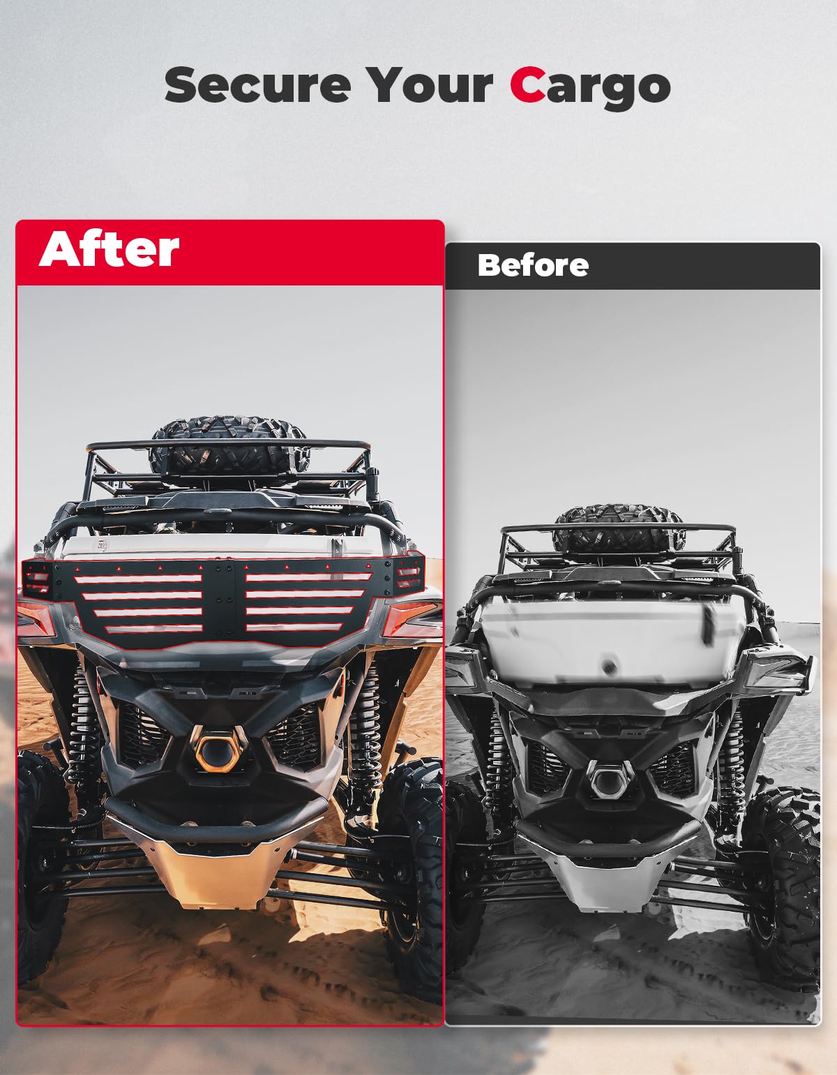 Kemimoto Can-Am Maverick X3 / X3 Max Rear Cargo Tailgate