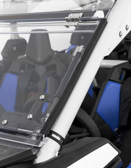 Kemimoto Can-Am Maverick X3/X3 MAX Upgraded Scratch Resistant Flip Windshield