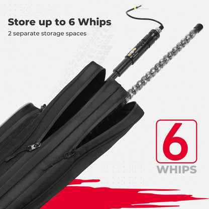 Kemimoto Can-Am Commander 4FT LED RGB Whip Lights & Storage Bag