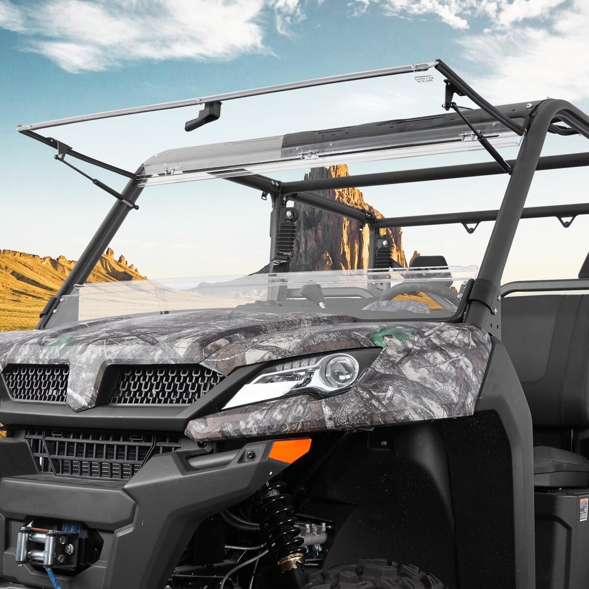 Kemimoto CF Moto UForce 1000/1000XL Flip & Rear Windshield